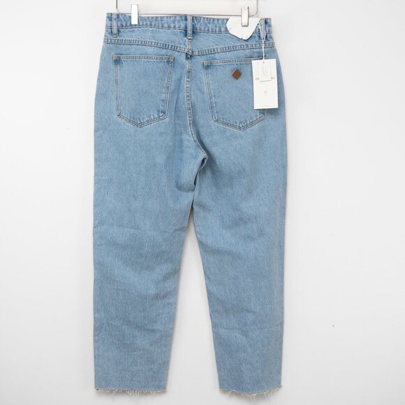 ABrand 94 High Slim Jeans Walkaway Denim Light Blue Size 32 Petite New - Picture 2 of 8